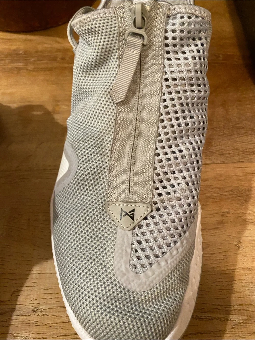 Nike Light Gray and Black Athletic Sneakers